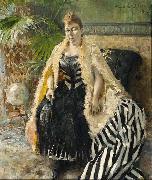 Akseli Gallen-Kallela Parisienne. France oil painting artist